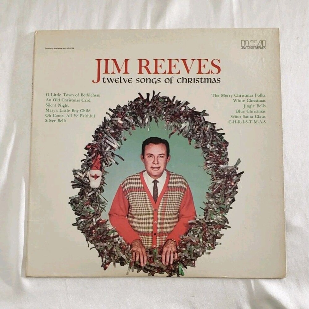 *Jim Reeves Twelve Songs Of Christmas Album* (RCA Records 1927) Stereo..........